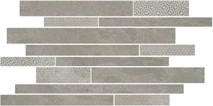Мозаика Kerama Marazzi Ламелла серый мозаичный SBM010/SG458420 25x50,2 матовая