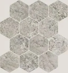 Мозаика Floor Gres Plimatech Plimagray/02 6mm Hive 776711 30x34 матовая