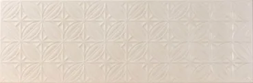 Декоративный элемент Ecoceramic Aria Deco Marfil 25x75 матовый