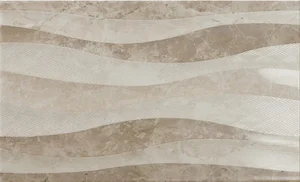 Плитка Ecoceramic Bevelled Eleganza Waves Taupe 33,3x55 матовая