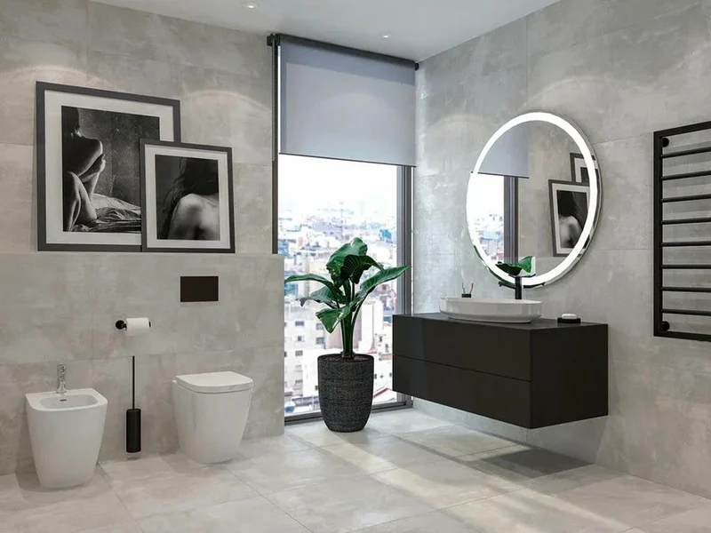 Керамогранит AGL Tiles Metal Cemento