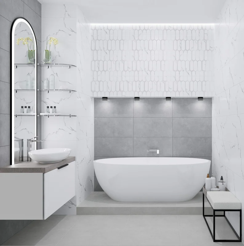 Керамическая плитка Azori Calacatta Opaco
