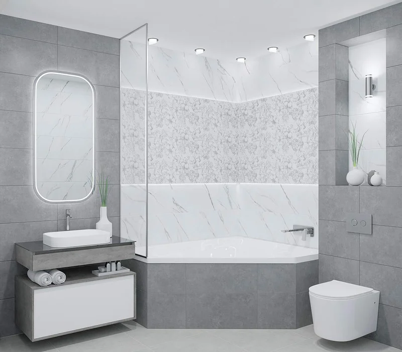 Керамическая плитка Azori Carrara