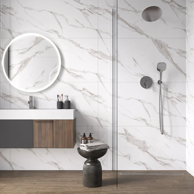 Керамогранит Ceradim Calacatta Sharp Silver