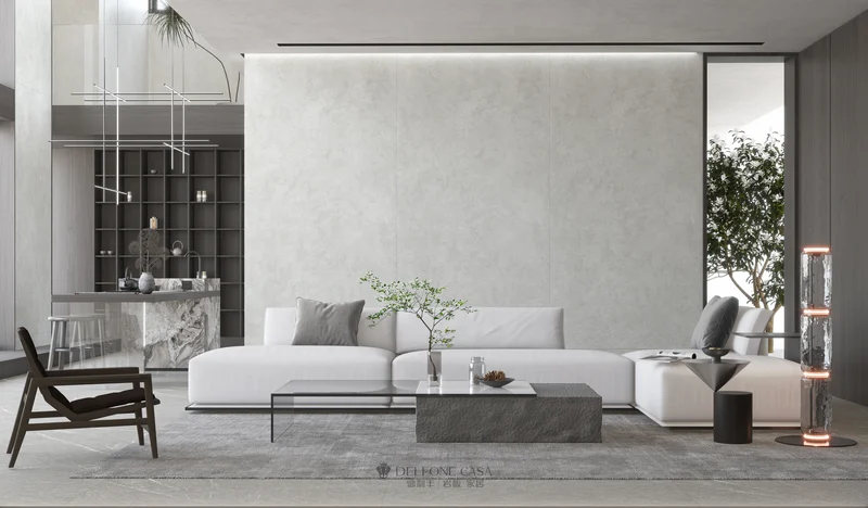 Спеченный камень Delfone Plain Cement