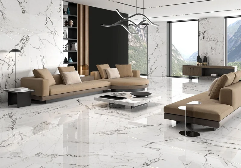 Керамогранит ITT Ceramic Calacatta Black