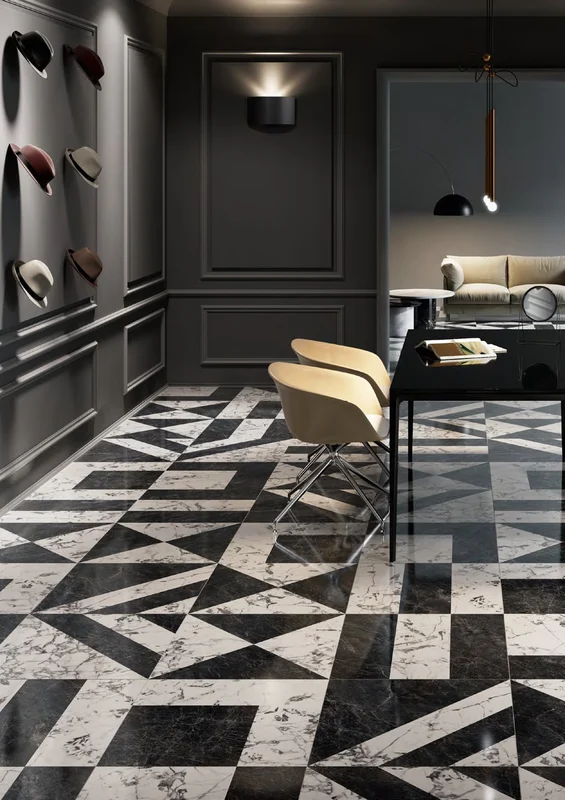 Керамогранит Kerama Marazzi Бьянко Неро