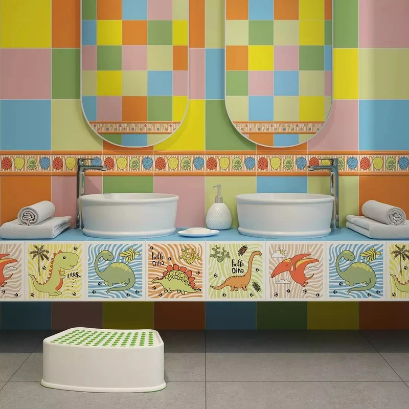 Декоры Kerama Marazzi Динозаврики