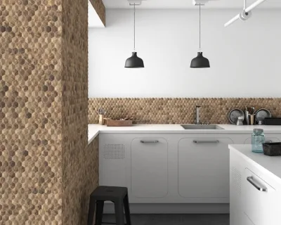 Мозаика Vidrepur Hex Woods