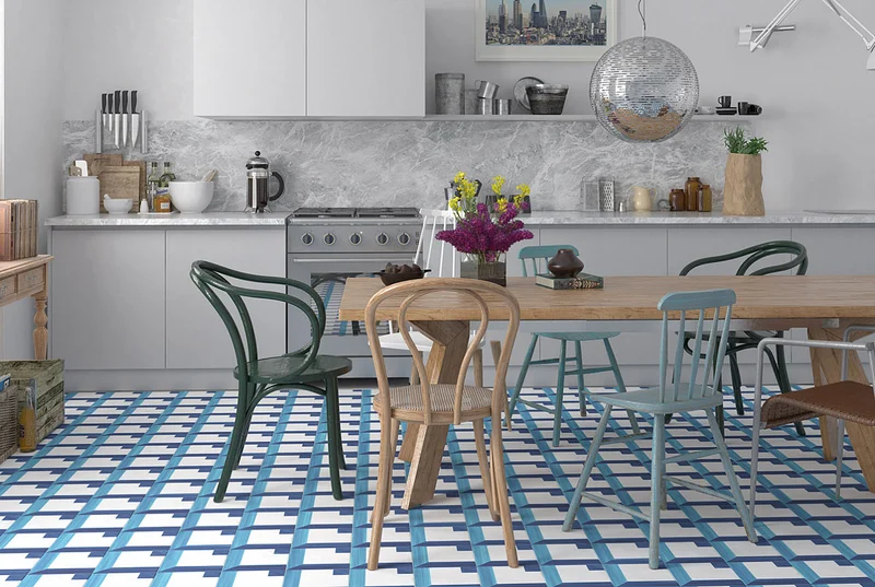 Керамическая плитка Wow Blanc Et Bleu