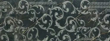 Декоративный элемент Porcelanite Dos 1320 Negro Decor Roma 48x128 полированный