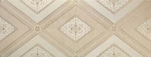Декоративный элемент Porcelanite Dos 1321 Crema Decor Saphir 48x128 полированный