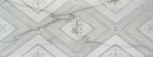 Декоративный элемент Porcelanite Dos 1322 Natural Decor Saphir 48x128 полированный