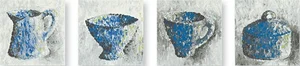 Вставка Jasba 3172 Paso Sigma Blue Grey White 10,2x10,2 матовая