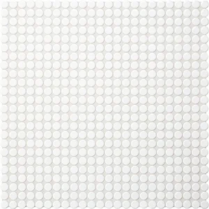 Мозаика Jasba 40000H Loop Arctic White Glossy 31,6x31,6 глянцевая