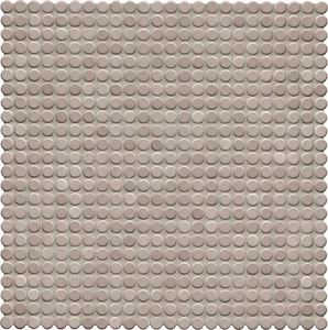 Мозаика Jasba 40003H Loop Ivory Glossy 31,6x31,6 глянцевая