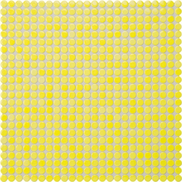 Мозаика Jasba 40013H Loop Lemon Yellow Glossy 31,6x31,6 глянцевая