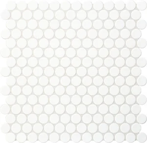 Мозаика Jasba 40020H Loop Arctic White Glossy 31,2x31,6 глянцевая