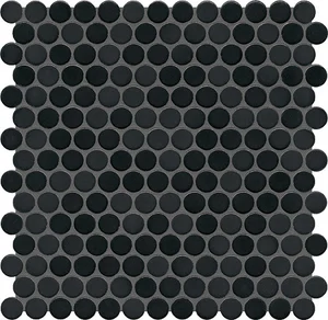 Мозаика Jasba 40021H Loop Night Black Glossy 31,2x31,6 глянцевая