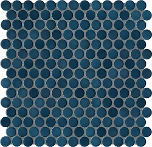 Мозаика Jasba 40029H Loop Steel Blue Glossy 31,2x31,6 глянцевая