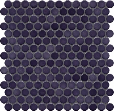 Мозаика Jasba 40030H Loop Dark Violet Glossy 31,2x31,6 глянцевая