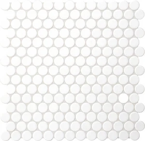 Мозаика Jasba 40040H Loop Arctic White 31,6x31,6 матовая