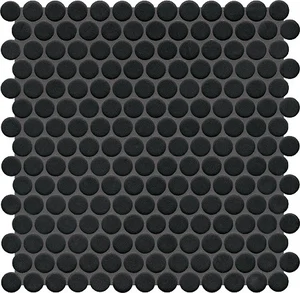 Мозаика Jasba 40041H Loop Night Black 31,6x31,6 матовая