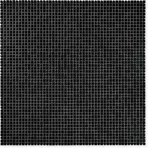 Мозаика Jasba 40053H Loop Night Black Glossy 63,2x63,2 глянцевая