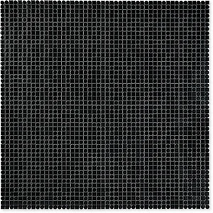 Мозаика Jasba 40053H Loop Night Black Glossy 63,2x63,2 глянцевая