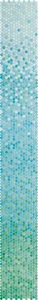 Мозаика Jasba 40057H Loop Ocean Gradient Glossy 31,6x252,8 глянцевая