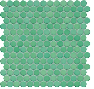 Мозаика Jasba 40071H Loop Sea Green Glossy 31,6x31,6 матовая