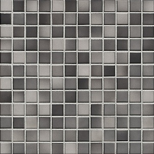 Мозаика Jasba 41204H Fresh Medium Gray Mix Glossy 31,6x31,6 глянцевая