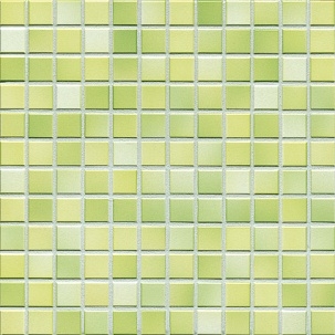 Мозаика Jasba 41214H Fresh Lime Green Mix Glossy 31,6x31,6 глянцевая