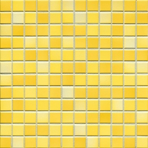 Мозаика Jasba 41215H Fresh Sunshine Yellow Mix Glossy 31,6x31,6 глянцевая