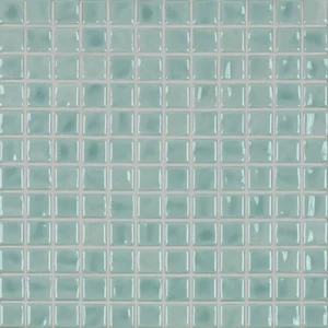 Мозаика Jasba 41925H Amano Ice Blue Glossy 31,6x31,6 глянцевая