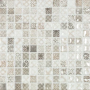 Мозаика Jasba 41941H Aragon Cream Taupe Mix Glossy 31,6x31,6 глянцевая