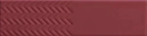 Плитка 41zero42 Biscuit Waves Bordeaux 4101160 5x20 матовая
