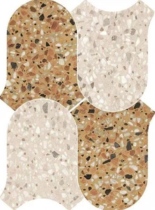 Мозаика 41zero42 Chicco 4101287 Onda Senape Greige 27x36,5 матовая