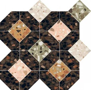 Мозаика 41zero42 Chicco 4101289 Quadra Dark 33,7x33,7 матовая