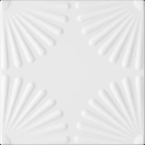 Плитка 41zero42 Superclassica SCW Bloom Bianco 4101034 12,5x12,5 глянцевая