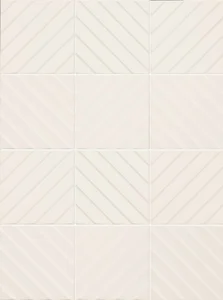 Керамогранит Marca Corona 4D Diagonal White 20x20 матовый