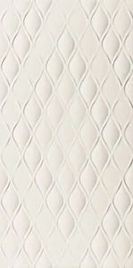 Плитка Marca Corona 4D Drop White Matt 40x80 матовая