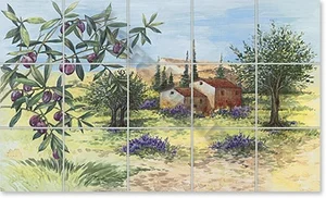 Панно Jasba 5995 Terrano Big Motif Oliva 31,2x52,4 матовое