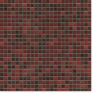 Мозаика Jasba 6506H Highlands Crimson Red Mix 31,6x31,6 матовая