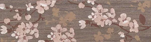 Бордюр Naxos 68354 Listello Fior di Pesco Brown 12,5x45 матовый