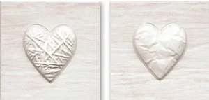 Вставка Jasba 6906 Homing Hearts Decor B 10x10 матовая