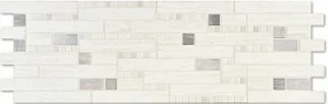 Декоративный элемент Jasba 6908H Homing Seashell White Patchwork 20,9x65,6 матовый