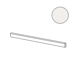 Бордюр ABK Crossroad Chalk Battiscopa White Ret PF60001212 5,5x80 матовый