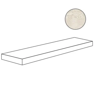 Ступень ABK Wood Angolare Top Sx White PF60001305 32x120 матовая