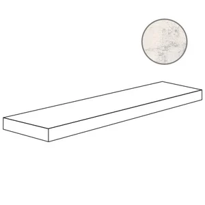 Ступень ABK Ghost Angolare Top Sx Ivory PF60004792 32x120 матовая